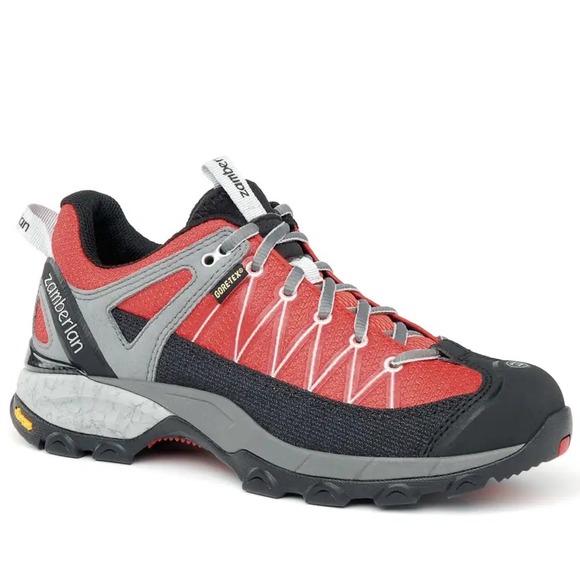 Zamberlan 130 SH Crosser GTX RR Hiking Shoes Orange Black 7H Extra Wide EU‎ 39 - Picture 1 of 11